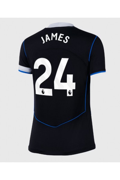 Chelsea Reece James #24 Jalkapallovaatteet Naisten Kolmaspaita 2025-26 Lyhythihainen Chelsea Reece James #24 Jalkapallovaatteet Naisten Kolmaspaita 2025-26 Lyhythihainen